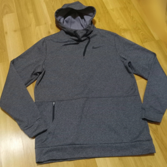 Nike Therma-Fit Training Pullover Hoodie Gray Men's Medium - Picture 2 of 10